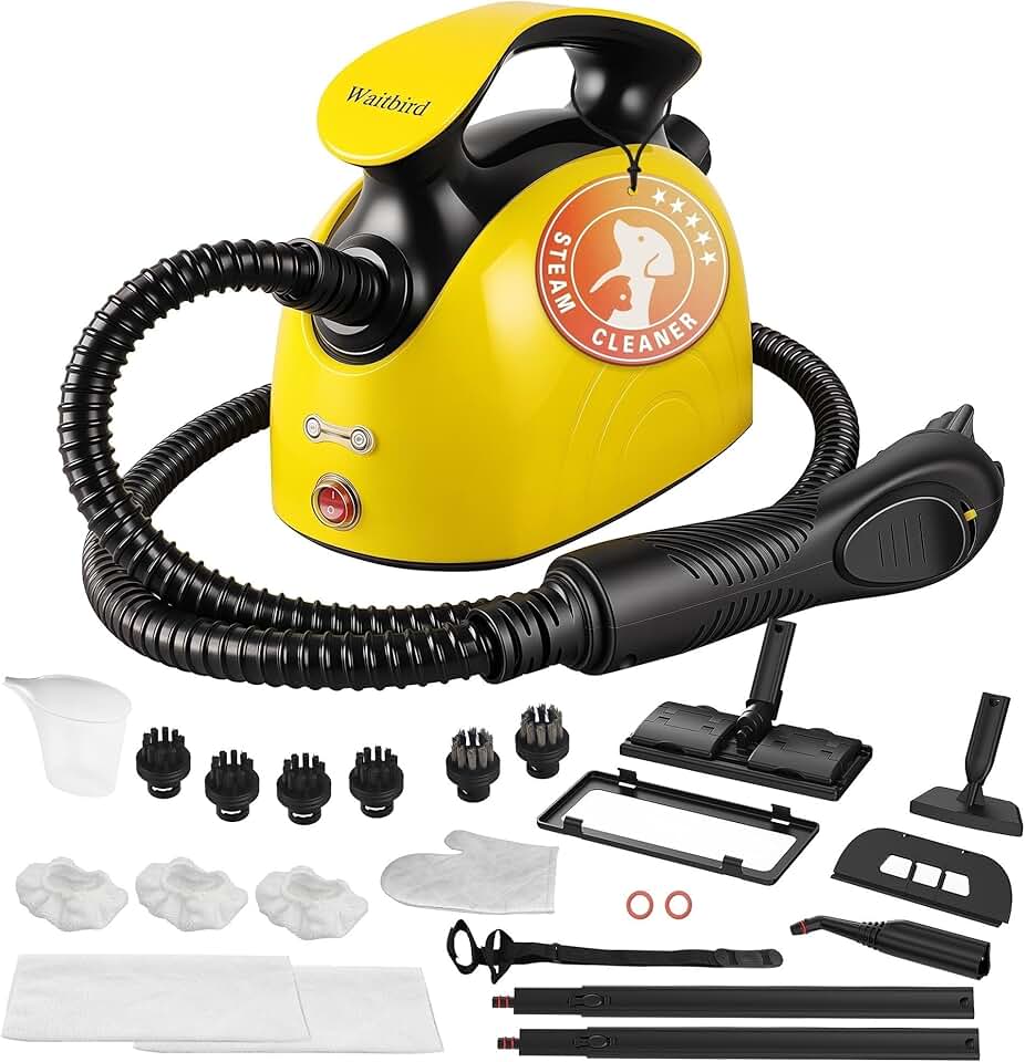 karaca-alisveris - Nettoyeur vapeur 21 accessoires, 248°F, sols & canapés