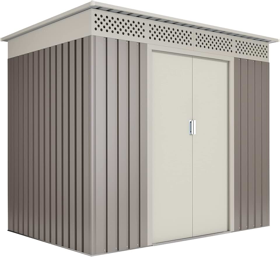 karaca-alisveris - Nykop abri de jardin métal 3.02m², 213x142x184cm, garantie 10 ans