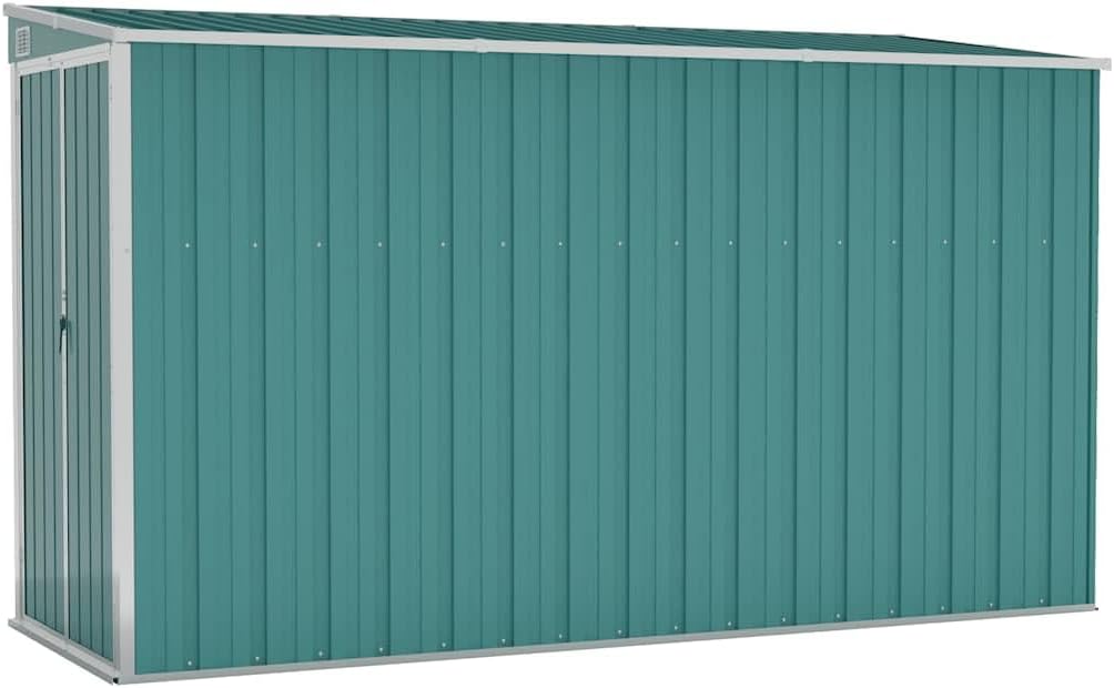 karaca-alisveris Abri de Jardin Mural Vert 118x288x178 cm 