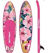 karaca-alisveris Tableau Gonflable Stand Up Paddle avec Accessoires Sup, Pont EVA antidérapant, Tableau L...