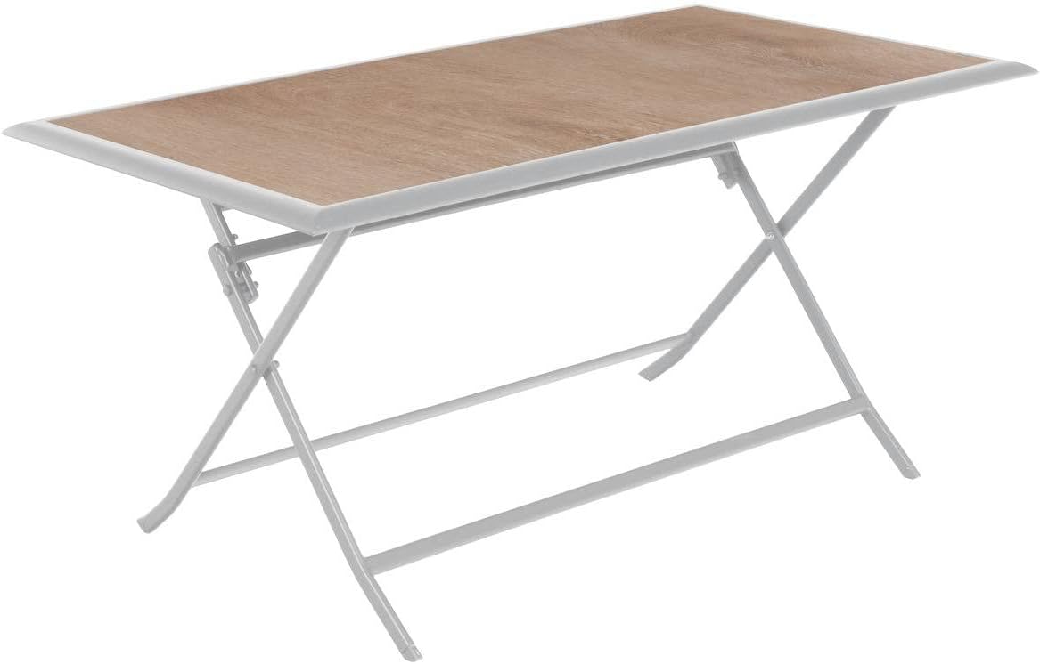 karaca-alisveris - Azua série - rectangulaire pliante 6 places - aluminium epoxy antirouille