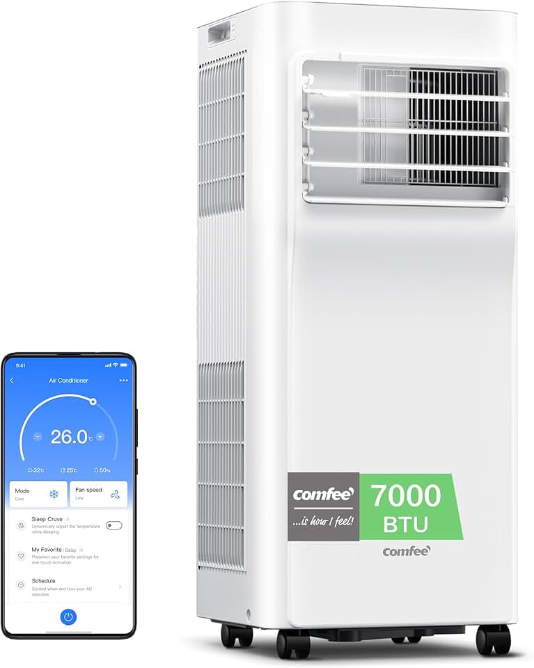 karaca-alisveris' - Breezy Cool 2.0 - compact - 7000 BTU, contrôle APP, Alexa