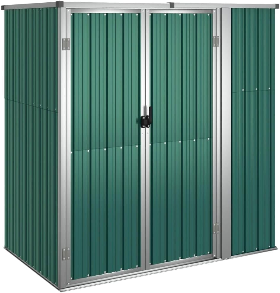 karaca-alisveris Abri à Outils de Jardin Vert 161x89x161 cm Acier galvanisé, Maison & Jardin, Pelouses & Jardins, Vie en extérieur, Structures extérieures, Cabanes & abris de Jardin, Vert, (Poids 29.62KG)
