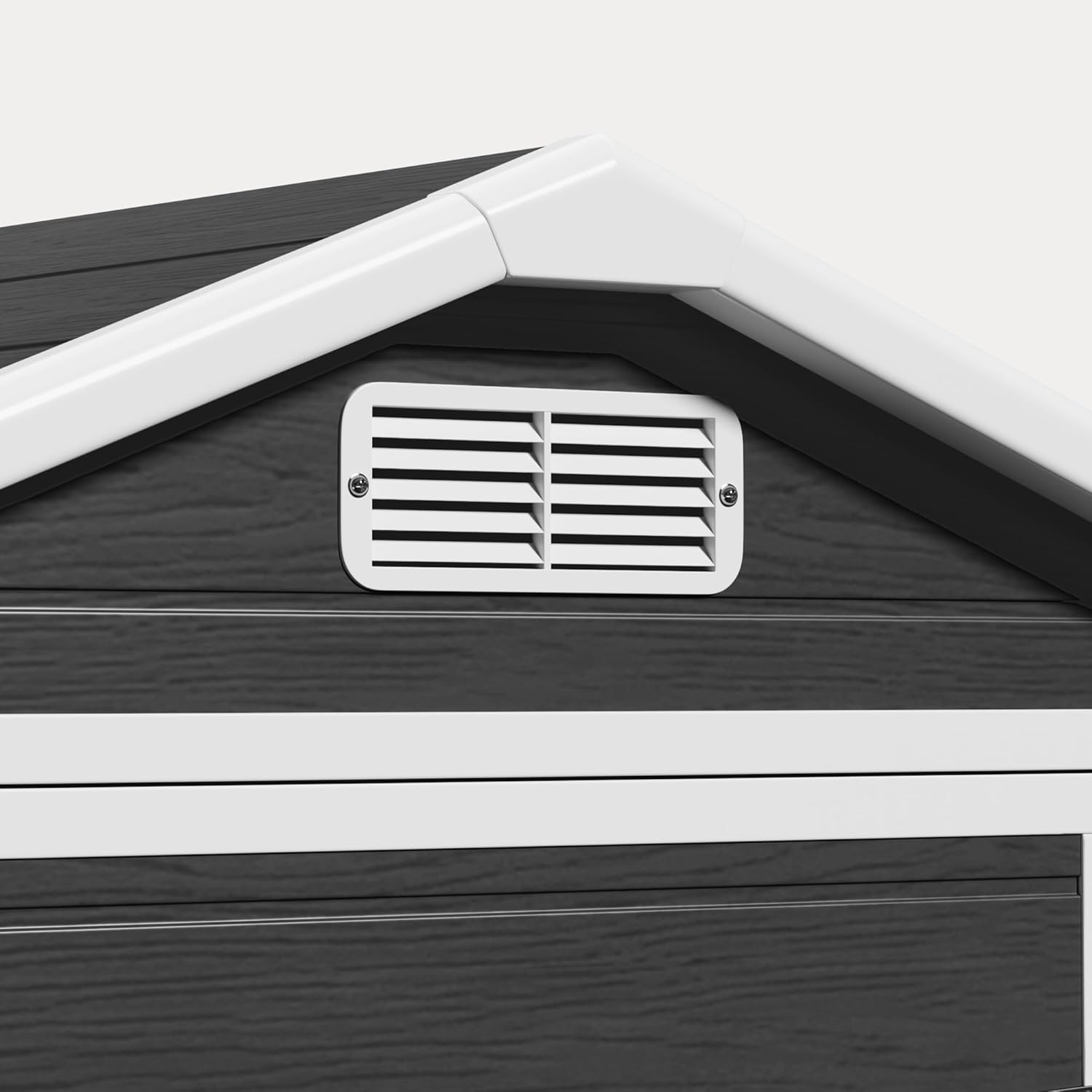 Abri de jardin résine - 122x92x187 cm - fenêtre, aération, verrouillable