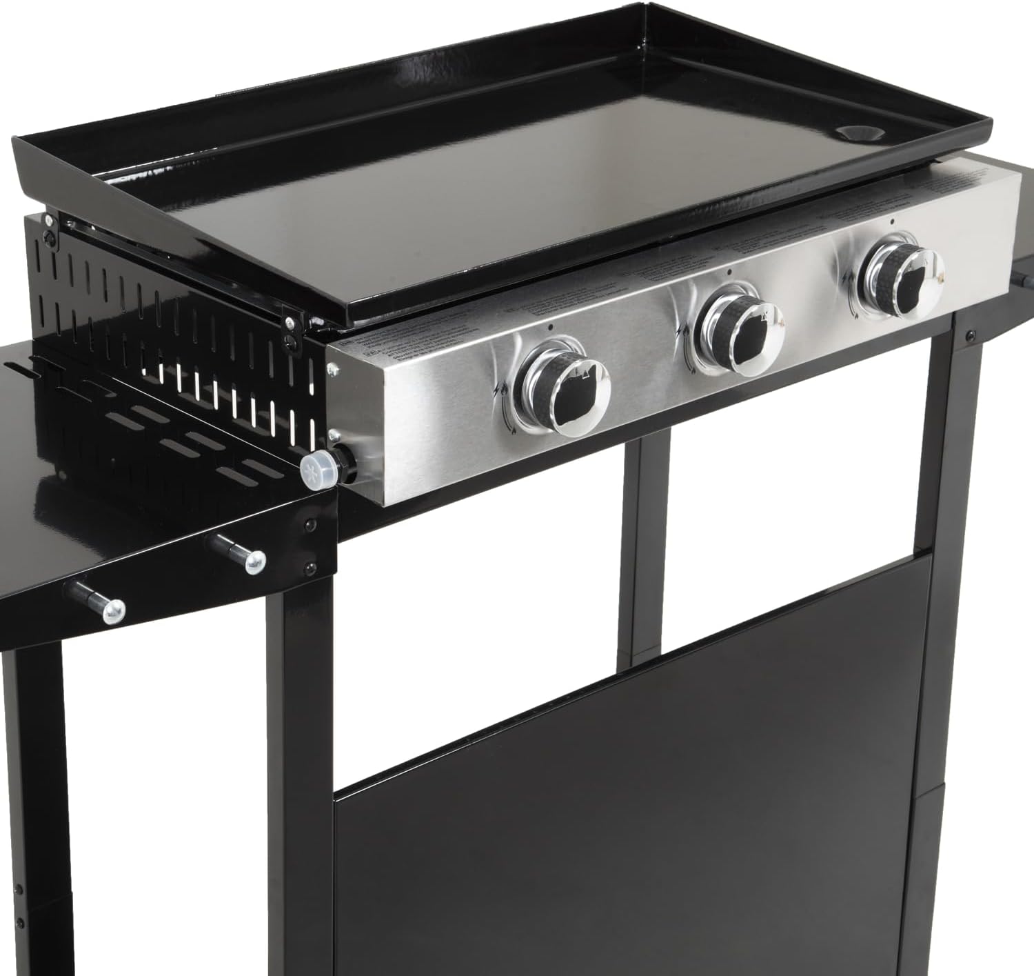 karaca-alisveris - Plancha Mérida sur chariot 3 brûleurs 6kW 74x33 cm