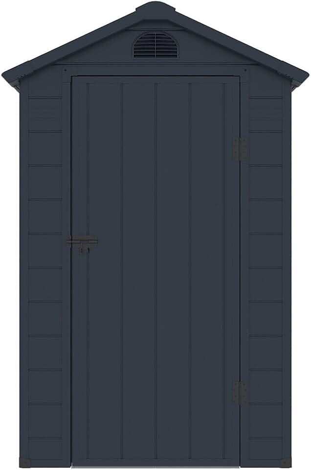 karaca-alisveris - abri de jardin résine anthracite 1,39 m², CESIO