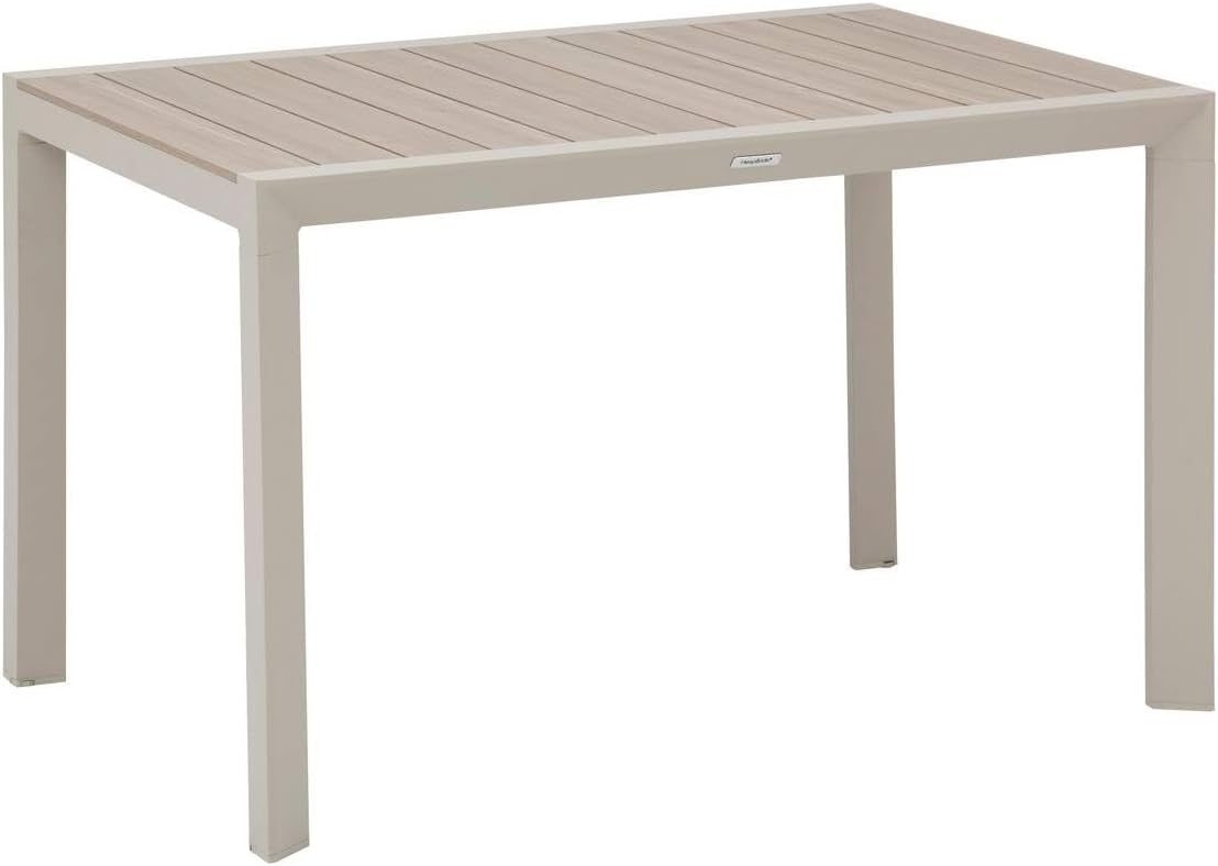 karaca-alisveris - Evasion 4 places - aluminium effet bois lin et argile