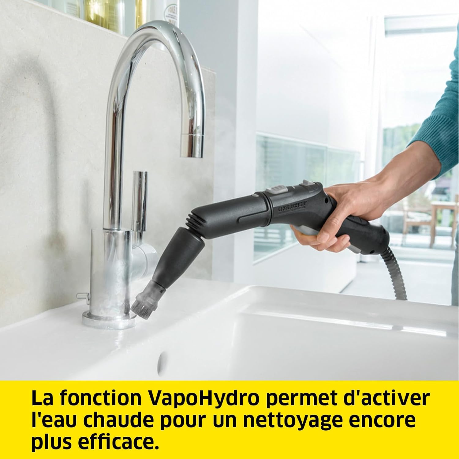 karaca-alisveris - SC 5 EasyFix Iron Plug - 0,5+1,5 L - Vapeur 4,2 bar, 150 m²