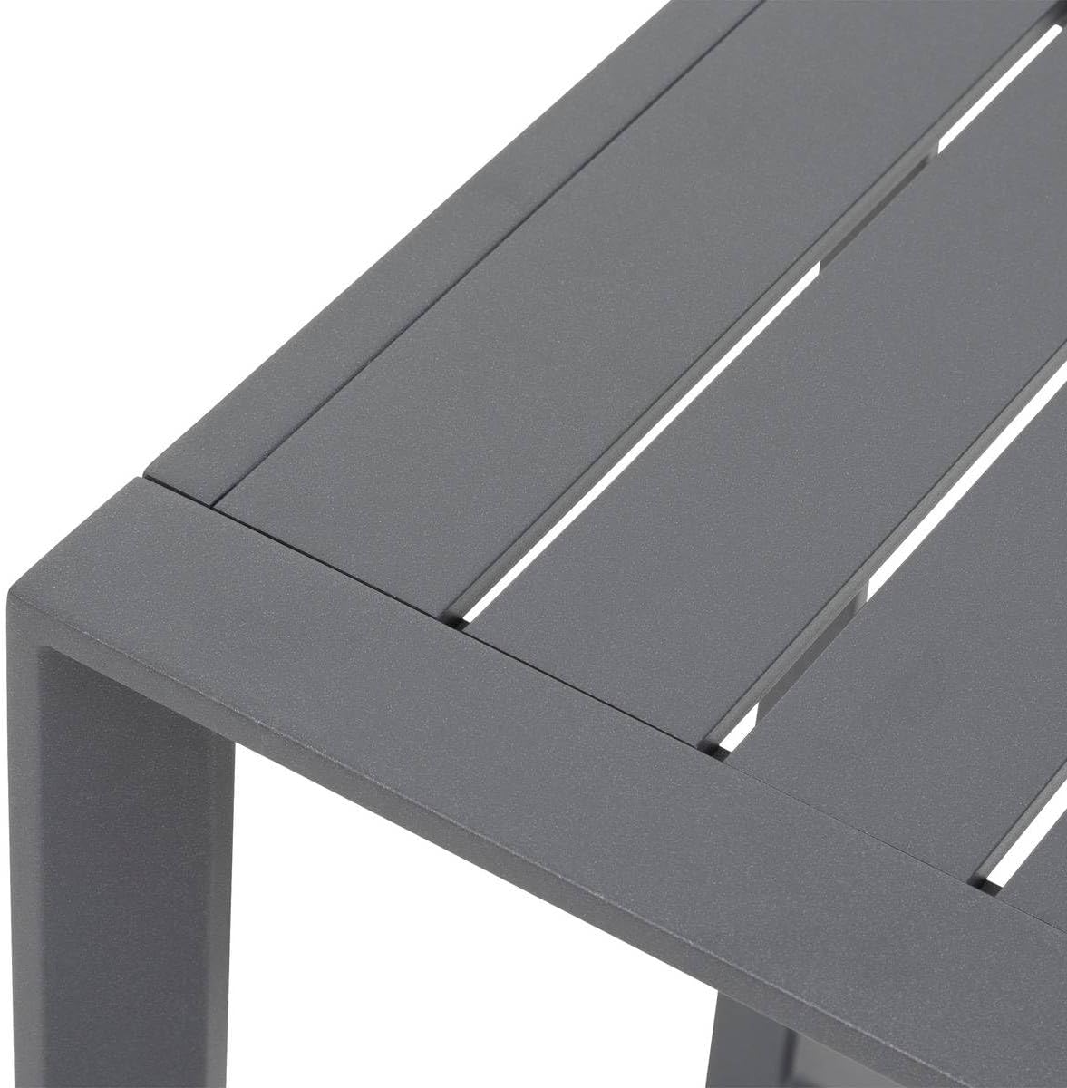 karaca-alisveris - Allure Graphite - 79x79x30cm - Table basse jardin alu