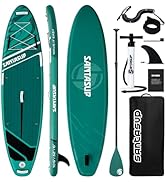 karaca-alisveris Stand Up Paddle Planche de Surf Sup Gonflable Complet Accessoires Pagaie Réglable, Pompe...