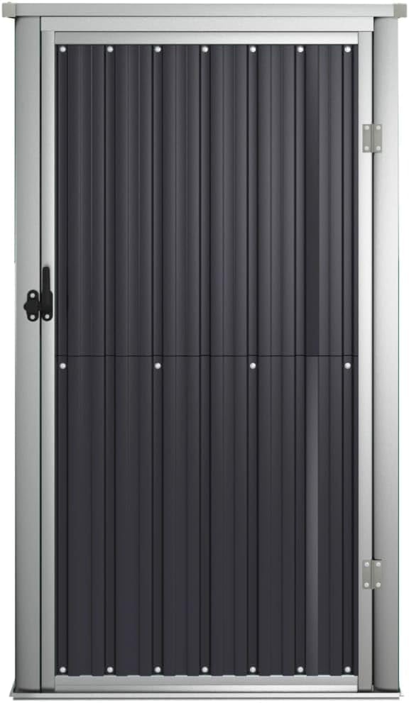 Abri à Outils de Jardin Anthracite 88x89x161 cm Acier galvanisé, Maison & Jardin, Pelouses & Jardins, Vie en extérieur, Structures extérieures, Cabanes & abris de Jardin, Anthracite, (Poids 20.45KG)