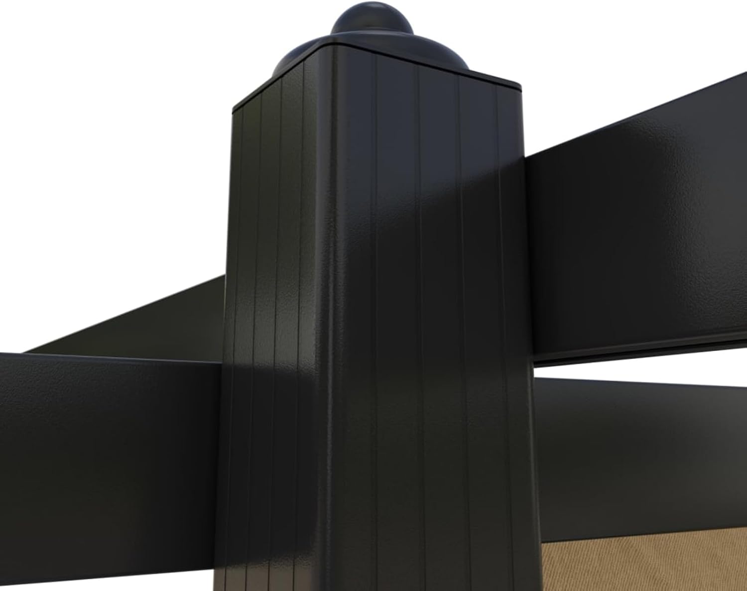 Tonnelle de jardin - toit extensible, étanche - 3x3m - taupe