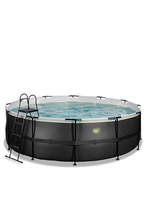 karaca-alisveris Piscine Black Leather Ronde 