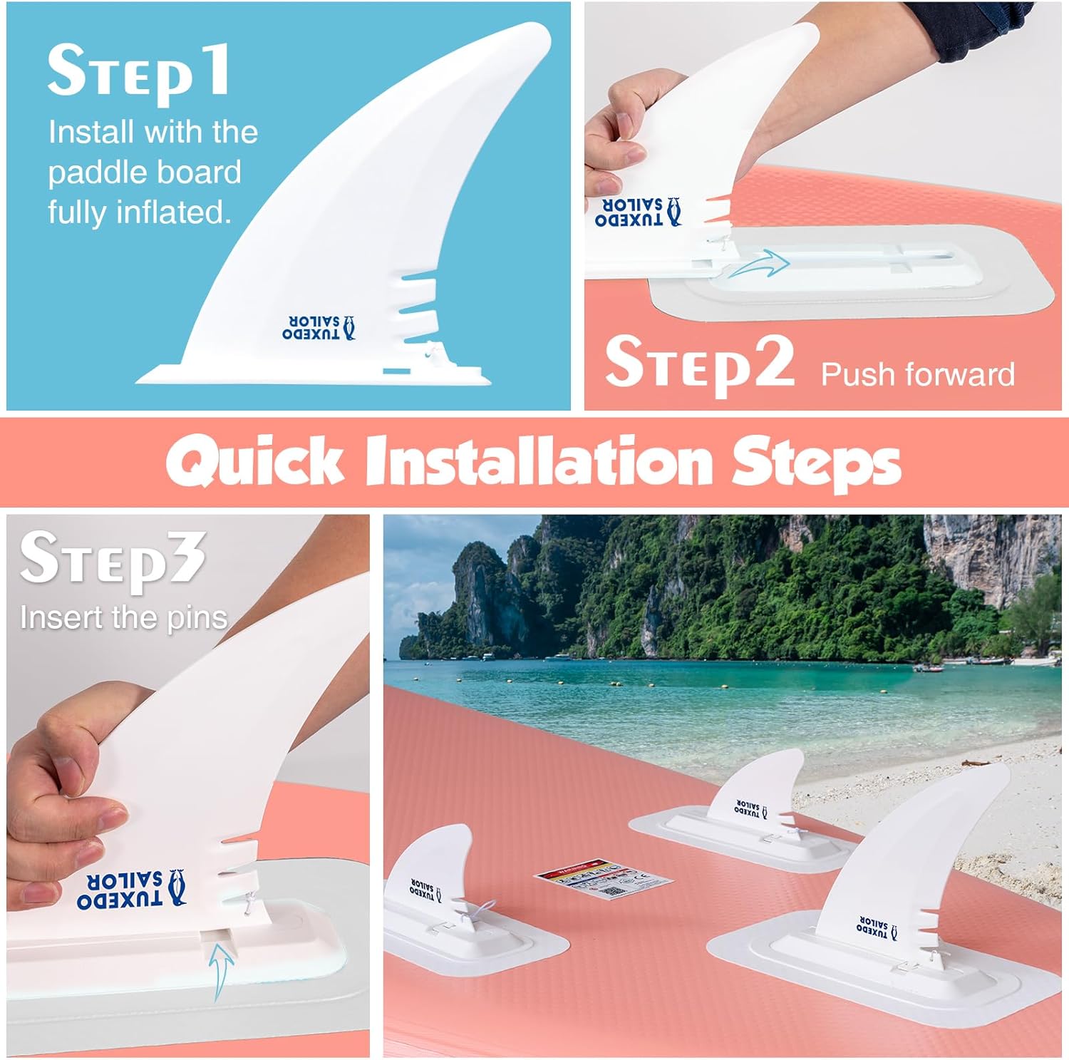 karaca-alisveris - Paddle Gonflable Adulte - SUP 320 cm - avec accessoires complets