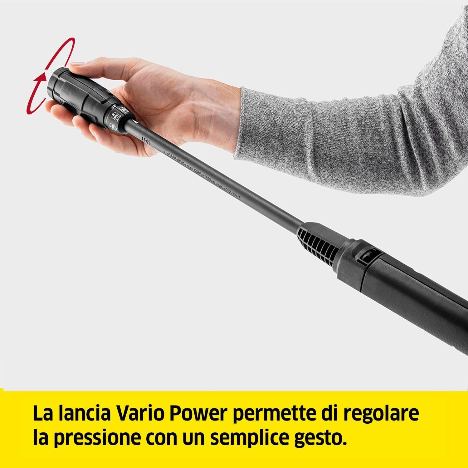 karaca-alisveris Nettoyeur Haute Pression K 5 Premium Power Control, Pression : max. 145 bar, Débit : 500 l/h, Surface : 40 m²/h, Poids : 13,9 kg, Flexible et Pistolet Haute Pression, Rotabuse, Lance