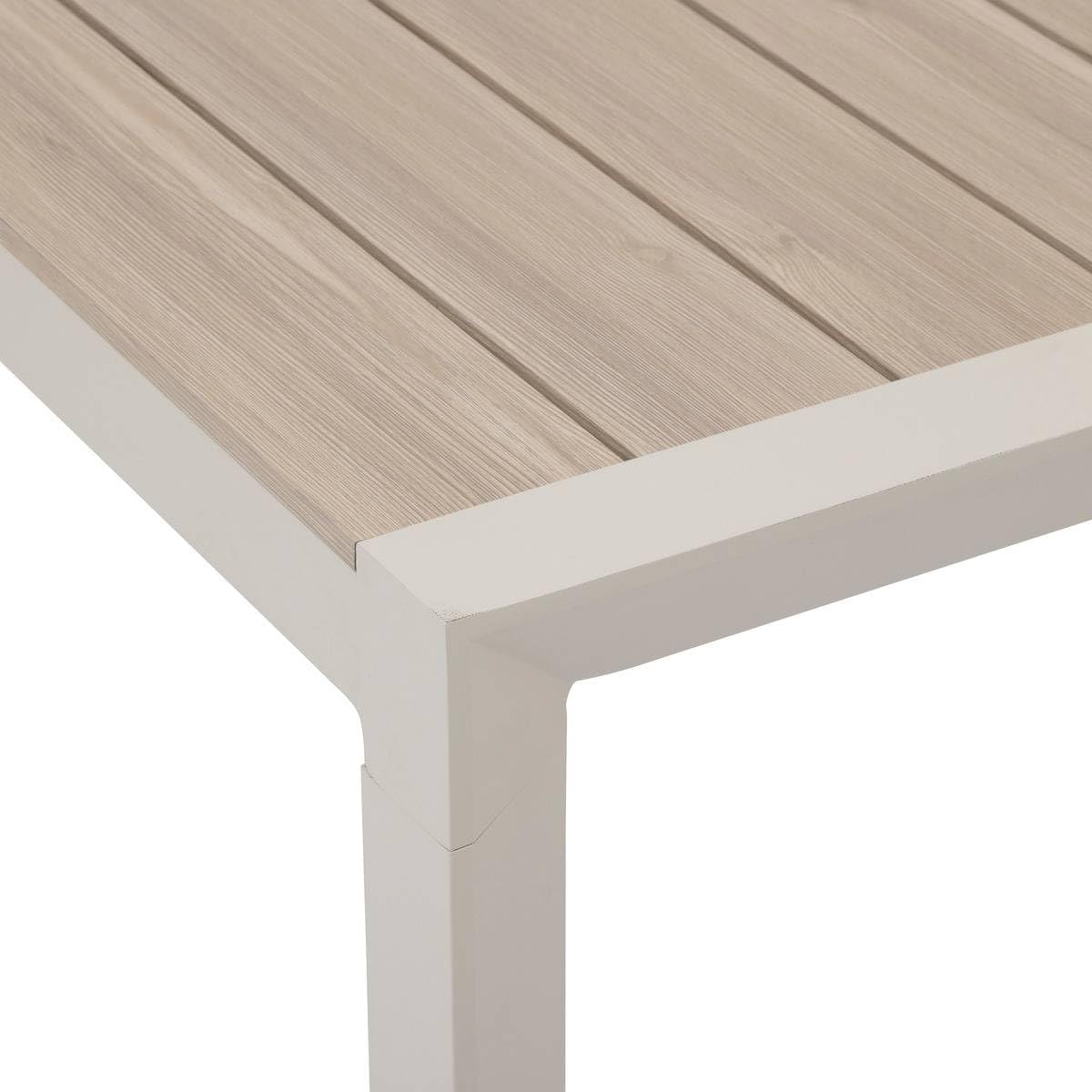karaca-alisveris - Evasion 4 places - aluminium effet bois lin et argile