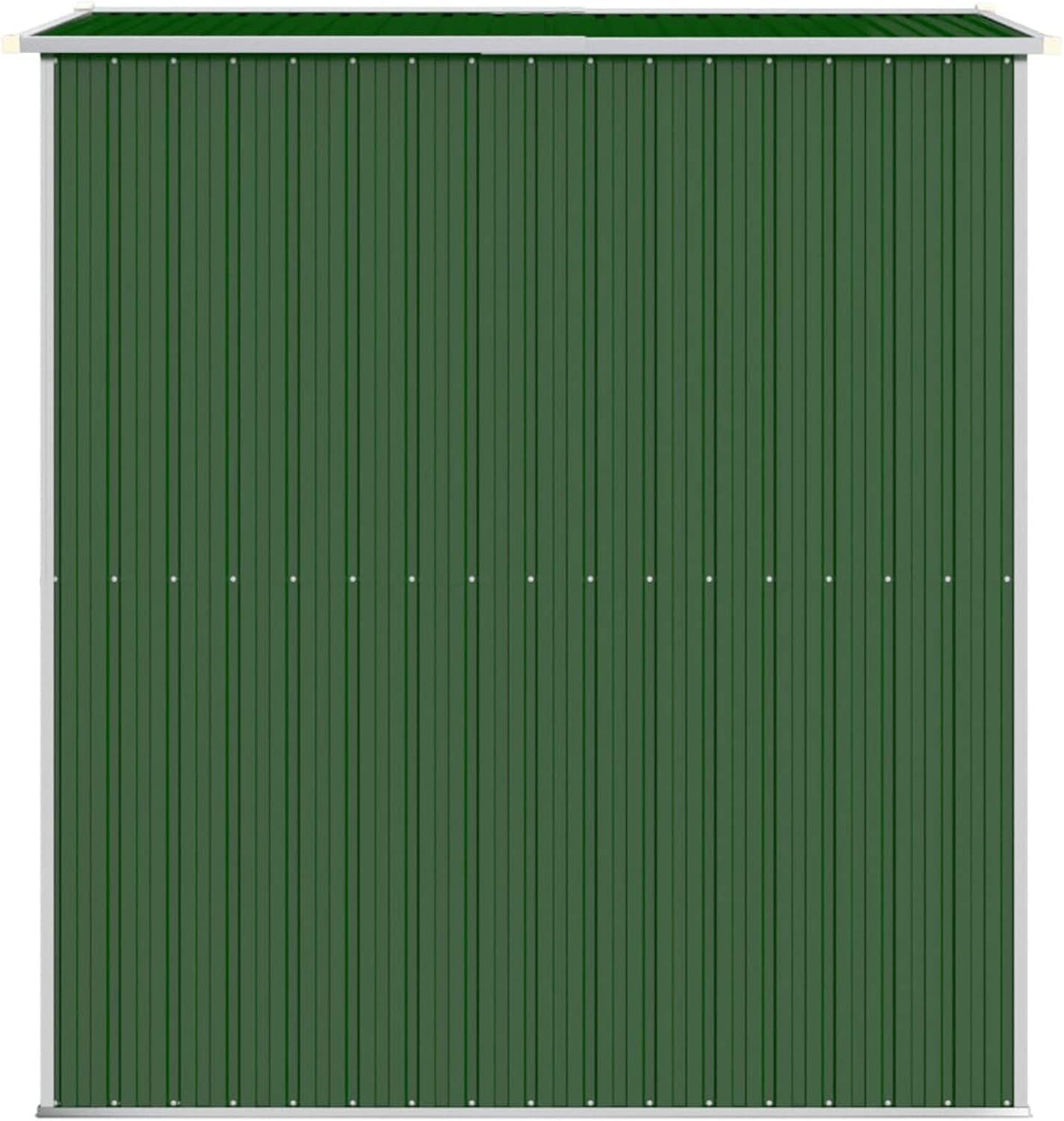 Abri de jardin extérieur en acier galvanisé vert 192 x 191 x 223 cm