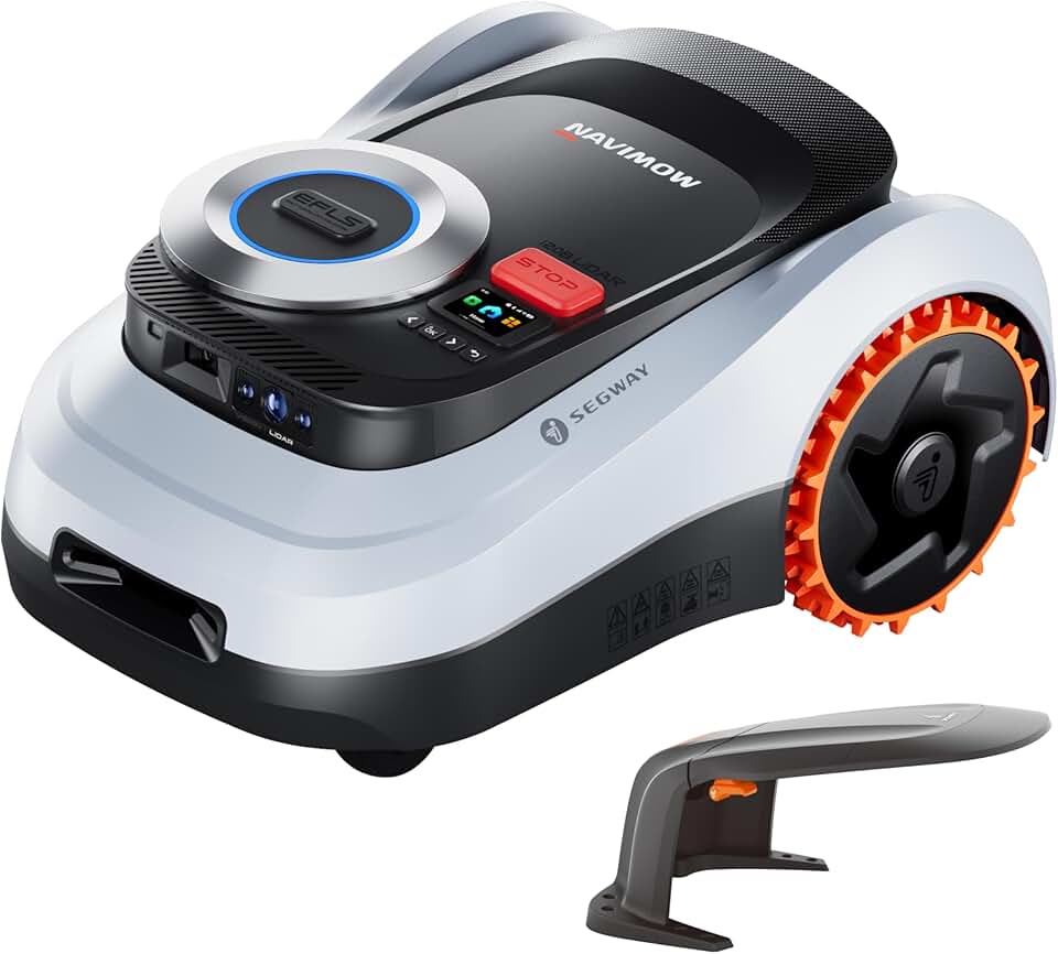 Segway - karaca-alisveris i208 - 800m² - Robot tondeuse LiDAR, garage, 4G, pentes 45%