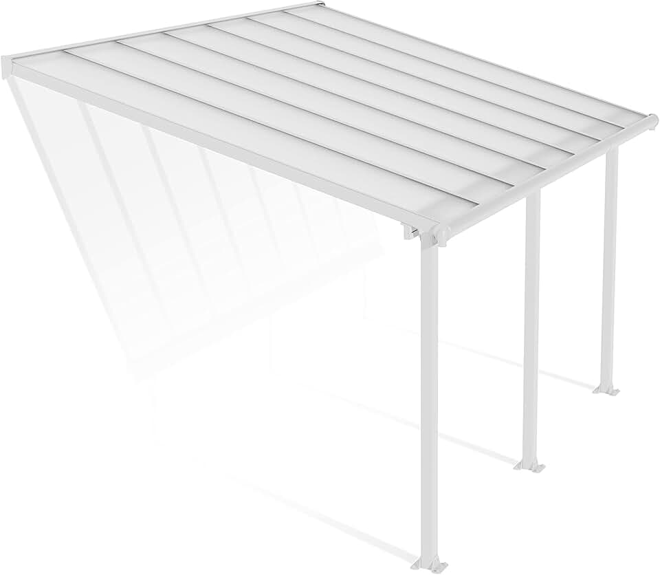 karaca-alisveris by karaca-alisveris - Olympia - 12.8 m² - Aluminium, polycarbonate, blanc, pergola moderne