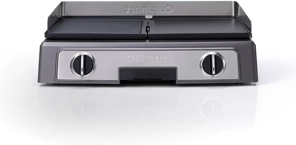 karaca-alisveris - Plancha double face - grande taille - 2 zones, 260°C, plaque amovible