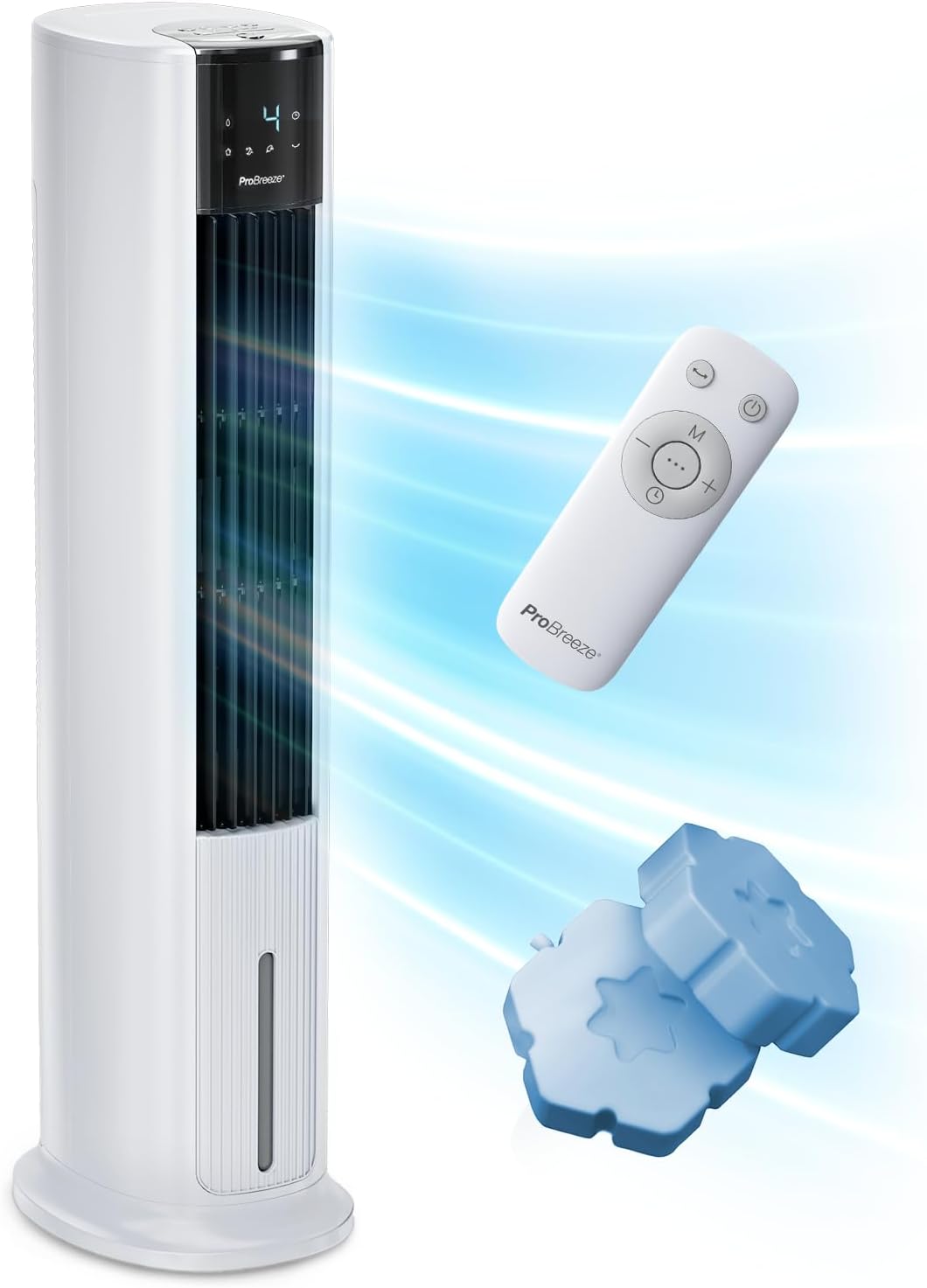 karaca-alisveris OmniAir Rafraichisseur d’Air 7L 3en1, 7 Vitesses, 3 Modes, Oscillant, Minuterie 10h, Climatiseur Mobile Sans Évacuation, Silencieux, Sans Conduit, Ventilateur Refroidisseur d'Air