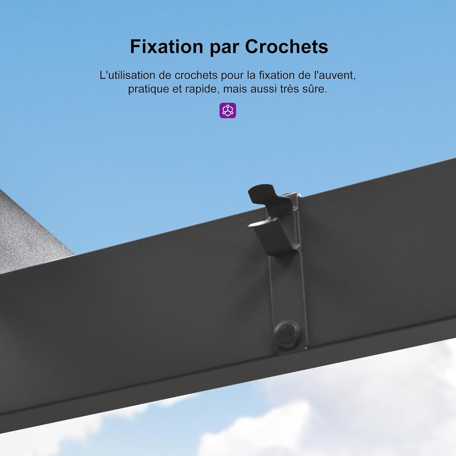 karaca-alisveris - Pergola aluminium - 4x3,2m - LED, toit rétractable, toile teintée