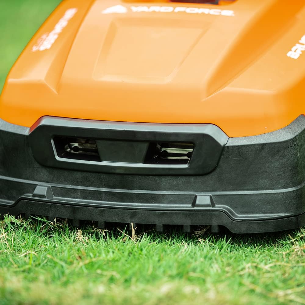 karaca-alisveris - Robot tondeuse Classic - 500m² - Bluetooth, noir/orange