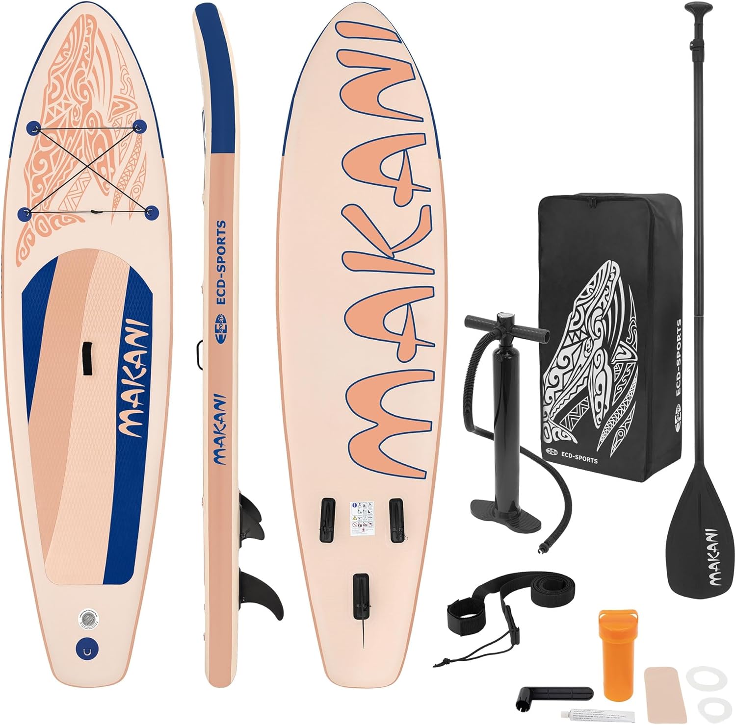 karaca-alisveris Stand Up Surf Paddle Board Gonflable 305/308/320/380 cm | PVC | jusqu'à 120/150 kg | Épaisseur 10/15 cm | Planche de Surf Pagaie Sac de Transport Pompe à Air | Diverses Couleurs Modèles