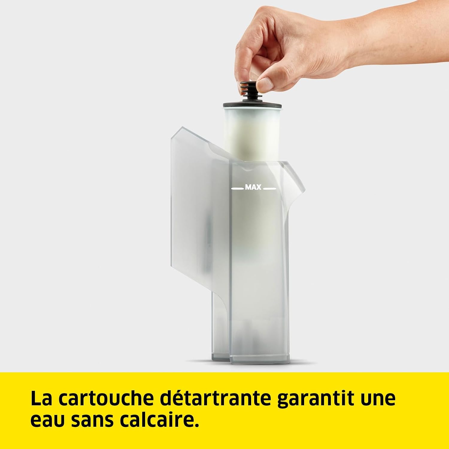 karaca-alisveris Nettoyeur Vapeur SC 2 Upright, Préchauffage : 30 s, Surface : 50 m², Réservoir : 0,4 l, Puissance : 1600 W, avec Buse de Sol EasyFix, Serpillière Microfibres, Cartouche Détartrante