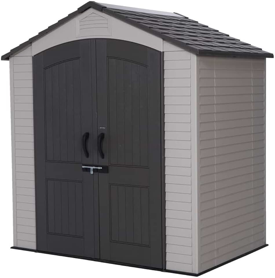 karaca-alisveris - Abri de jardin série Tan - 132,7x204,4x227,9 cm - robuste, spacieux