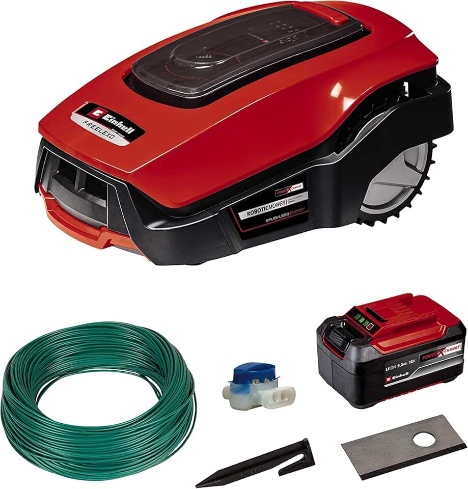 karaca-alisveris - robot tondeuse FREELEXO 1200 - 1200m² - LCD, Bluetooth, 18V, batterie 5,2Ah