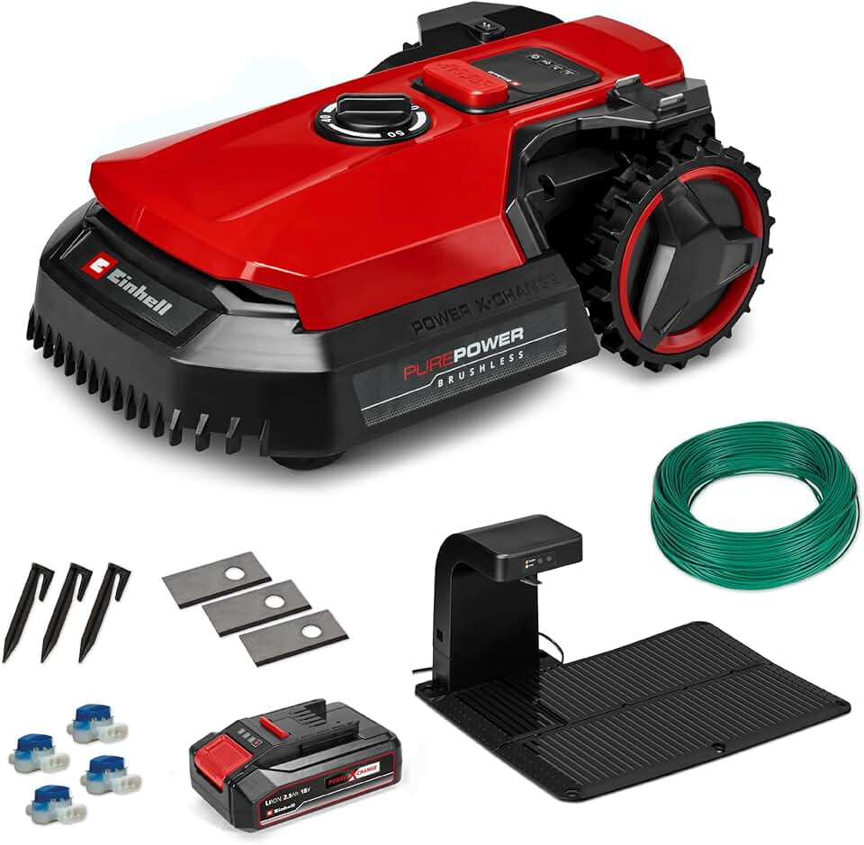 karaca-alisveris - FREELEXO 500 - robot tondeuse 500 m², batterie 2,5 Ah, app mobile IPX5