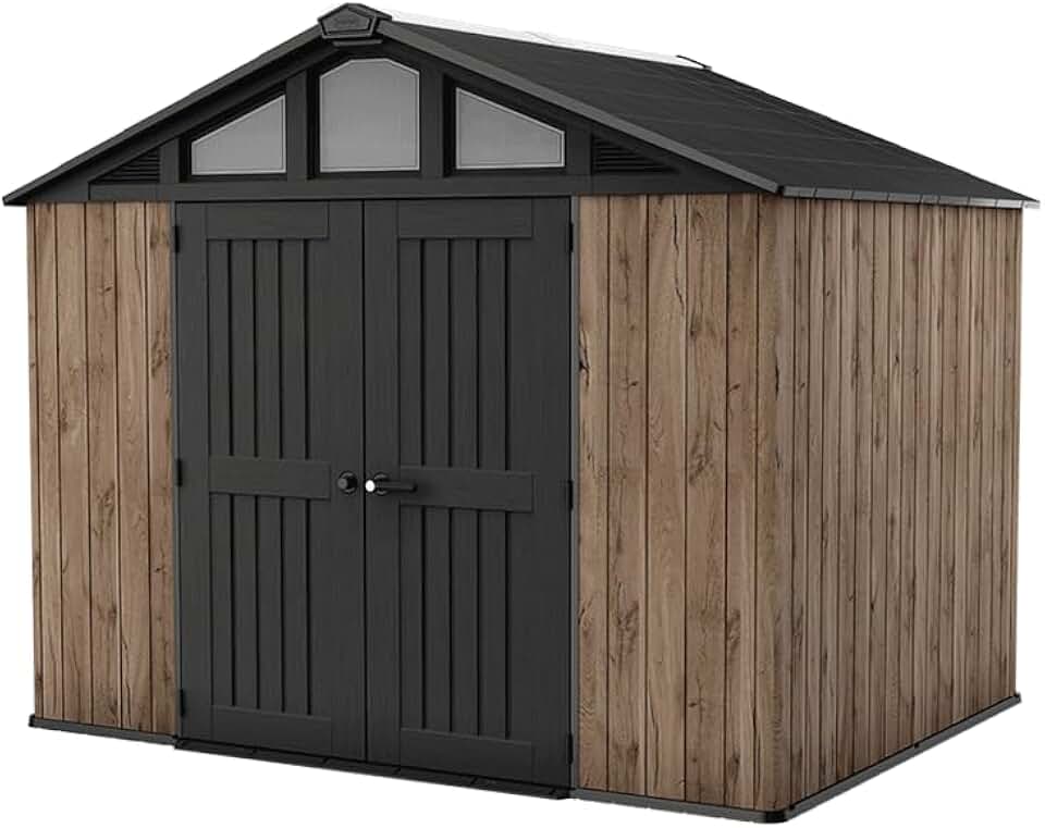 Abri de jardin en résine 7,7m² 